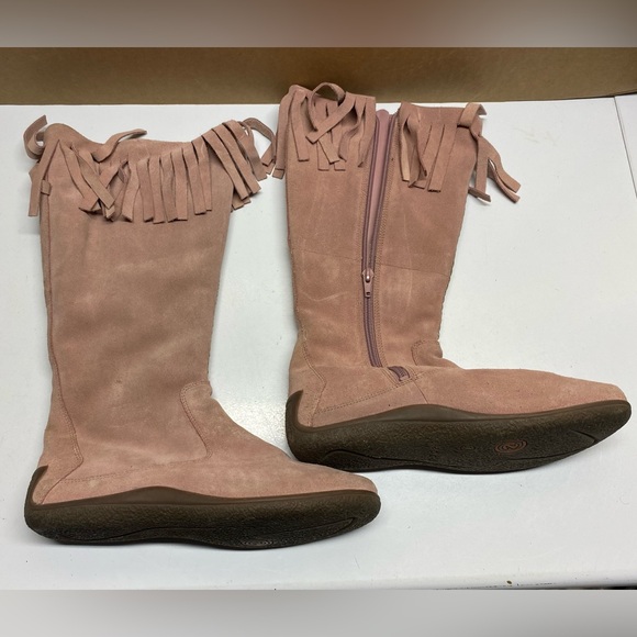 Ecco pink suede boots - Picture 1 of 4